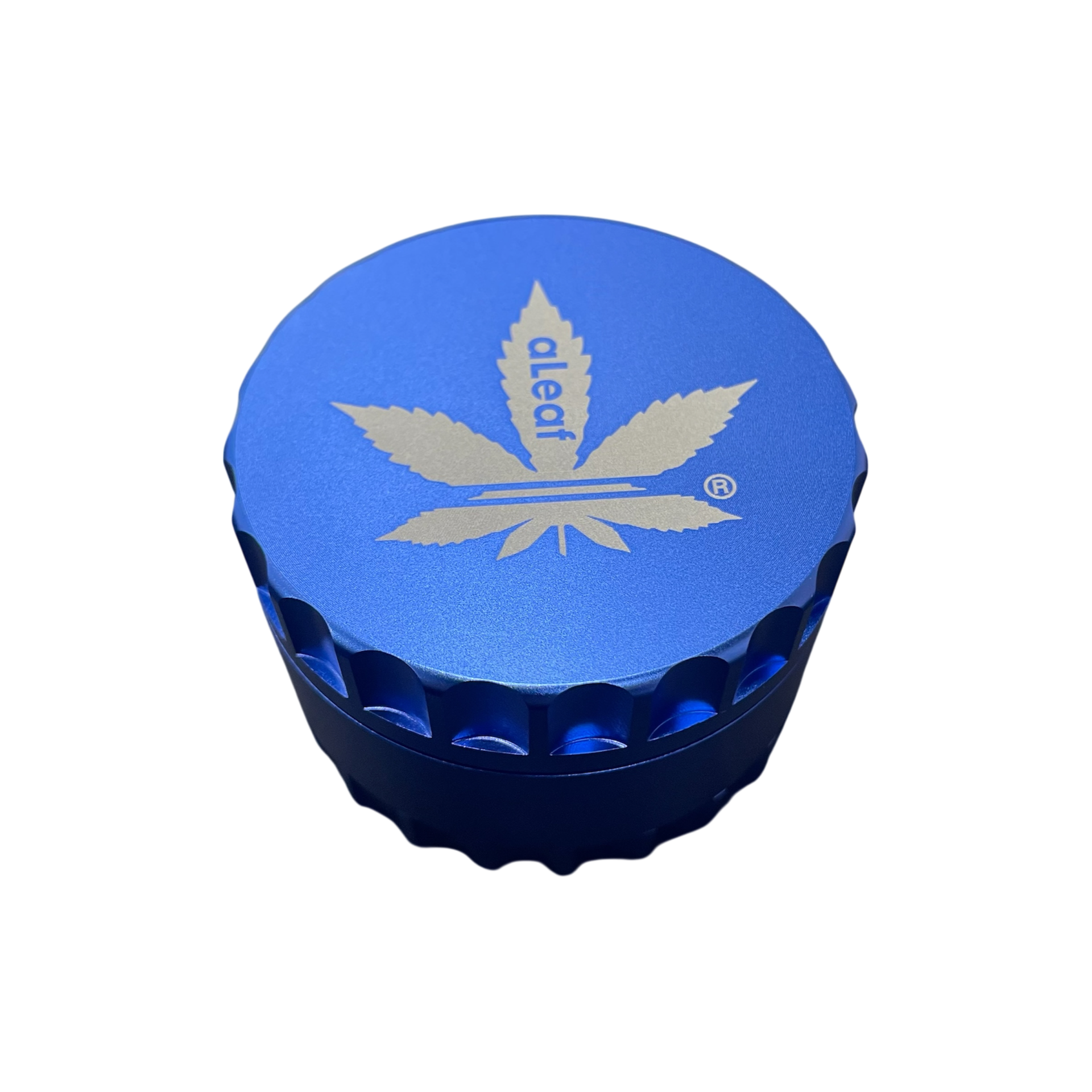 AL ALEAF 63mm Ridged 4pc Grinder / Blue